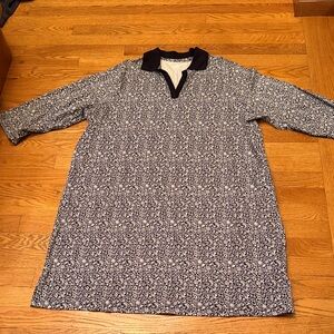 Women’s 2XL Lands End Dress Black and White Patterned NEW never worn